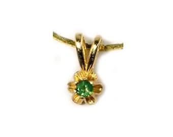 Genuine Alexandrite Pendant Rare Gemstone Antique Siberia Alexandrite Gemstone Natural Color-Change Gem 14kt Gold Alexandrite Necklace 64269