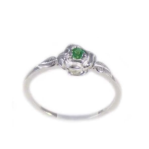 Genuine Alexandrite Ring Rare Alexandrite Gemstone Rose Blossom Ring, 19th Century Gem Natural Gemstone Handcut Color-Change Gem 65845.3