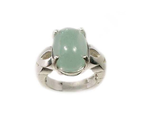 Aquamarine Ring Ancient Greek Ocean Mariner Talisman Blue Cabochon Ring 18th Century Antique Gemstone Seawater Blue Aquamarine #64188