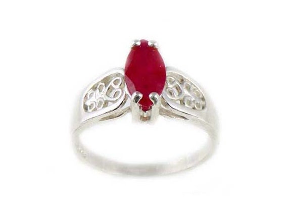 Gorgeous Ruby Ring Druid Magic Talisman Raspberry… - image 1