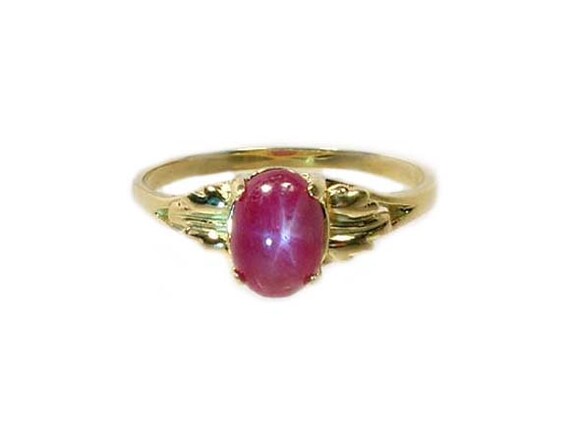 Star Ruby Ring Ancient Hebrew Wisdom Amulet Antiq… - image 4