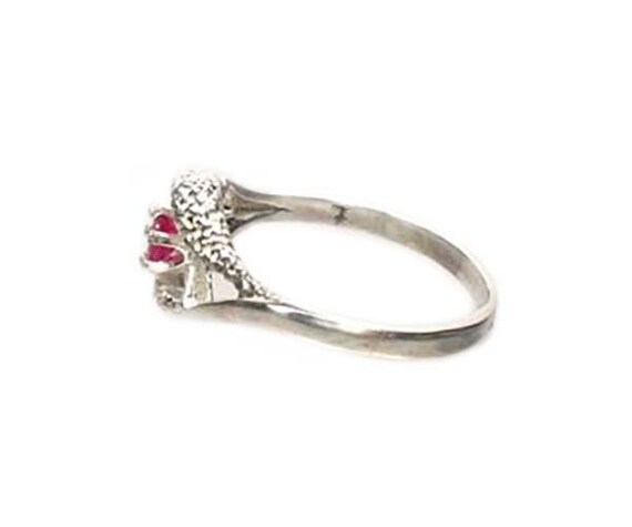 Genuine Ruby Ring Tiny Treasure Gift for Her Medi… - image 7