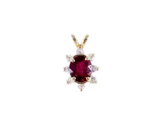 Gorgeous Ruby Pendant Blood Red Ruby Gemstone, Tr… - image 9