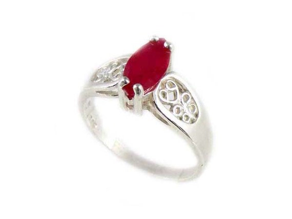 Gorgeous Ruby Ring Druid Magic Talisman Raspberry… - image 3