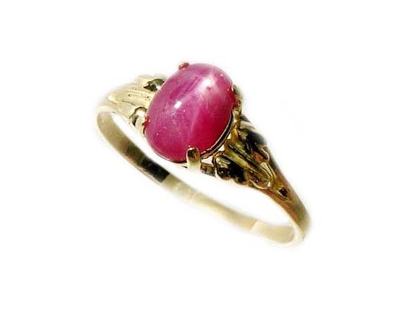 Star Ruby Ring Ancient Hebrew Wisdom Amulet Antiq… - image 3