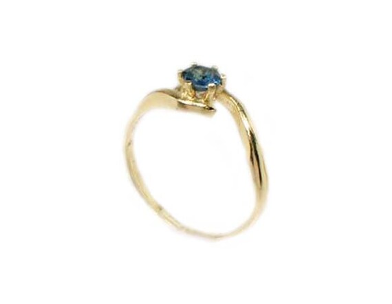 Blue Sapphire Ring Medieval Ecclesiastical Gem Bl… - image 7