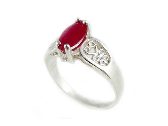 Gorgeous Ruby Ring Druid Magic Talisman Raspberry… - image 7