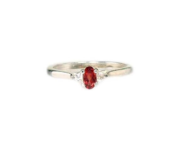 Raspberry Red Garnet Ring, Bohemian Gypsy Ruby, 1… - image 5