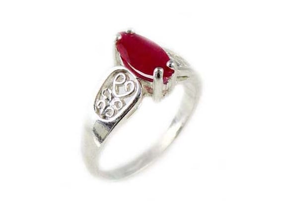 Gorgeous Ruby Ring Druid Magic Talisman Raspberry… - image 2