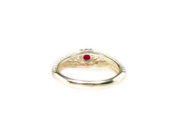 Gorgeous Ruby Ring Ancient Celtic Amulet, 19th Ce… - image 10