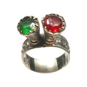 Genuine Antique Ring 18th Century Ring One of a Kind Siberian Jewelry Renaissance Jewelry Gift, Ottoman Tatar Silver Ring Ring Size 10 57559
