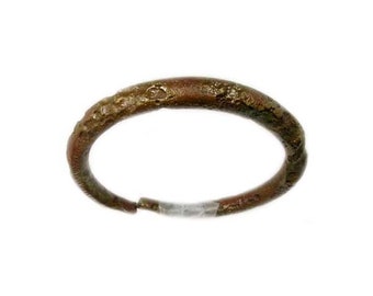 Genuine Ancient Bracelet, Ancient Roman Bracelet, Judaean Bangle, Ancient Bronze Bangle Phoenicia Primitive Jewelry 57416