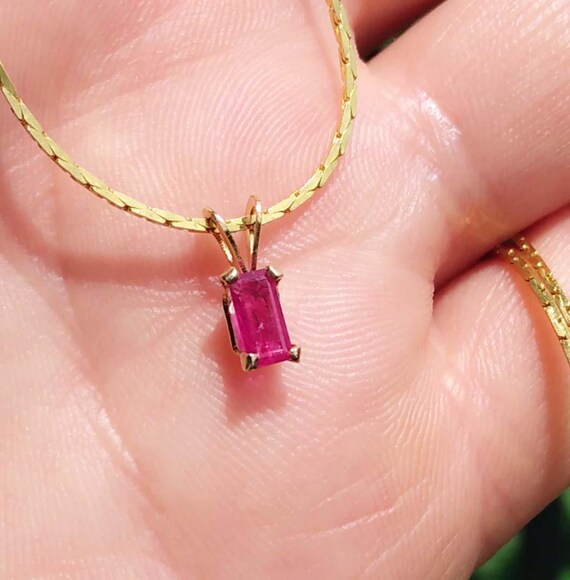 Gorgeous Ruby Pendant Ancient Hindu Ratnaraj King… - image 2