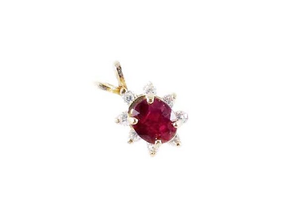 Gorgeous Ruby Pendant Blood Red Ruby Gemstone, Tr… - image 4