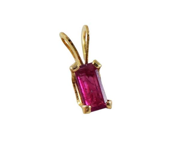 Gorgeous Ruby Pendant Ancient Hindu Ratnaraj King… - image 9