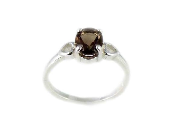 Smokey Quartz Ring Mount Cairngorm Gemstone Goddes