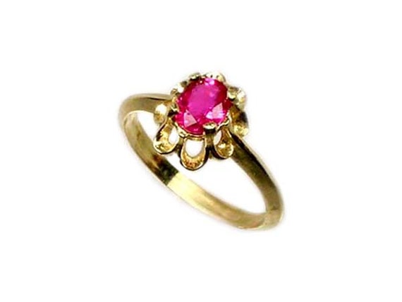 Genuine Ruby Ring Medieval England Coronation Gemston… - Gem