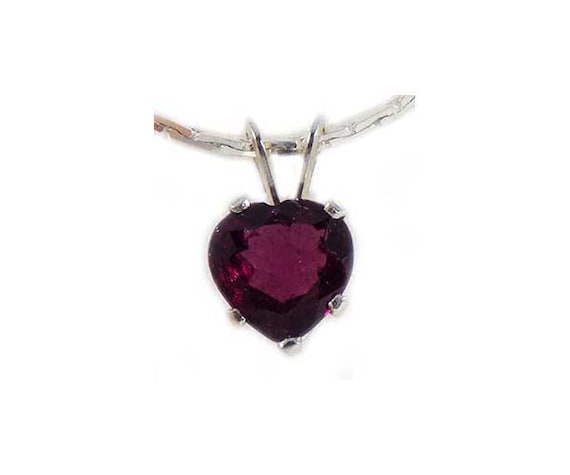 Raspberry Red Garnet Pendant Bohemian Gypsy Ring Cape Ruby Gemstone Norwegian Heart 19th Century Antique Gemstone Rhodolite Garnet #66621