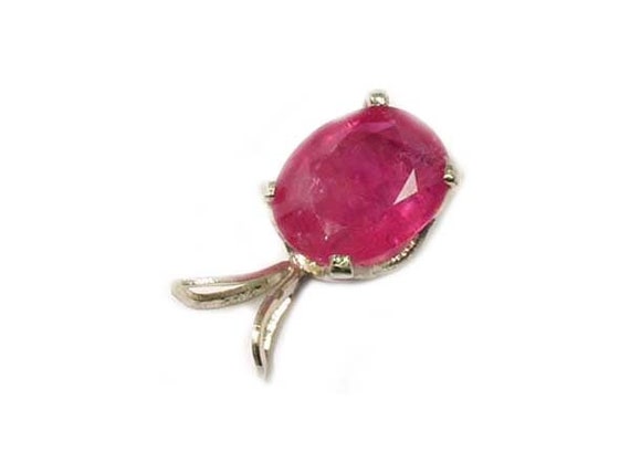 Raspberry Red Ruby Pendant Ancient Amulet, Antiqu… - image 7