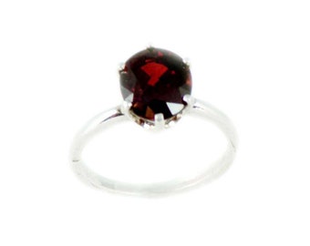 Bavarian Garnet Ring Anglo-Saxon Gemstone 19th Century Gem Antique Gemstone Spessartite Garnet Spessartite Ring Ancient Britannia Gem 45679