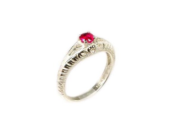 Gorgeous Ruby Ring Ancient Celtic Amulet, 19th Ce… - image 8