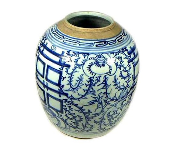 Large Gorgeous Vase Antique Vase Handcrafted Porcelain Jar Etsy