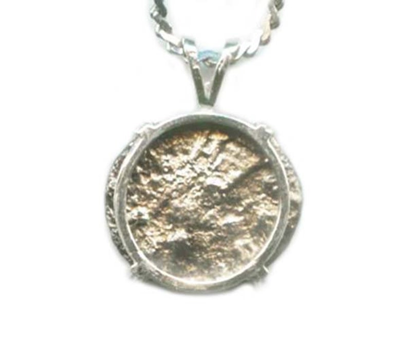 Genuine Ancient Coin Pendant Ancient Roman Coin Necklace Silver Coin Empress Julia Maesa Jewelry Goddess of Modesty Chastity Pudicitia 57165 image 2