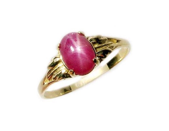 Star Ruby Ring Ancient Hebrew Wisdom Amulet Antiq… - image 2