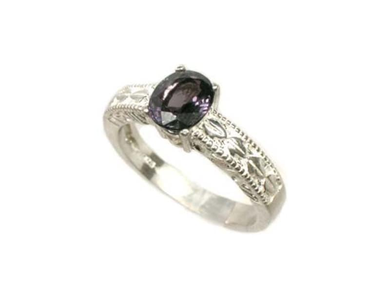 Purple Velvet Spinel Ring, Medieval Europe Crown Jewel Gem, 19th Century Gem, Antique Spinel Gemstone, Black Prince Ruby, Gorgeous Spinel Jewelry, Perfect August Birthday Gift, Timeless Treasure Jewelry Gift, Sterling Silver Ring