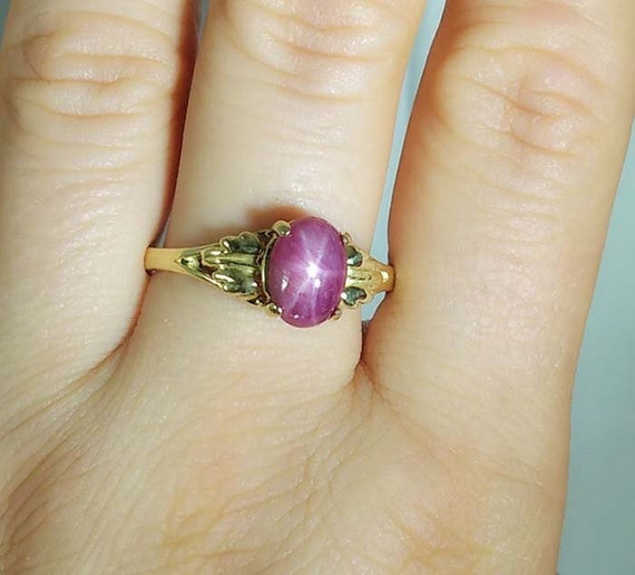 Star Ruby Ring Ancient Hebrew Wisdom Amulet Antiq… - image 10