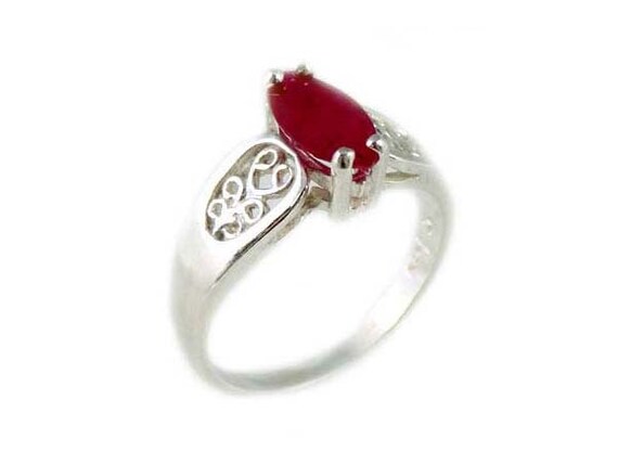 Gorgeous Ruby Ring Druid Magic Talisman Raspberry… - image 8