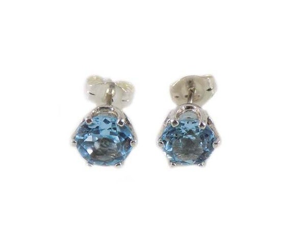 Greco-Roman Blue Topaz popular Earrings