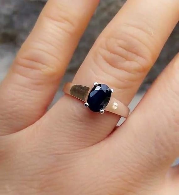 Deep Blue Sapphire Ring Saturn God Gemstone Classical Gemstone Scythian Gemstone 19th Century Gem Antique Gemstone Sapphire Gemstone #49913