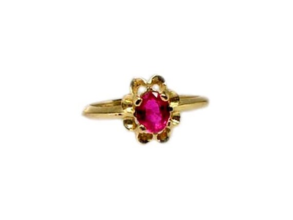 Genuine Ruby Ring Medieval England Coronation Gem… - image 4