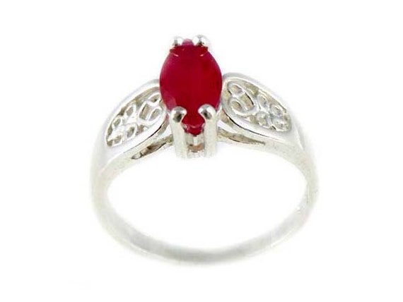 Gorgeous Ruby Ring Druid Magic Talisman Raspberry… - image 9