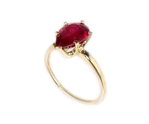 Ferrari Red Ruby Ring Ancient Hebrew Wisdom Amule… - image 7