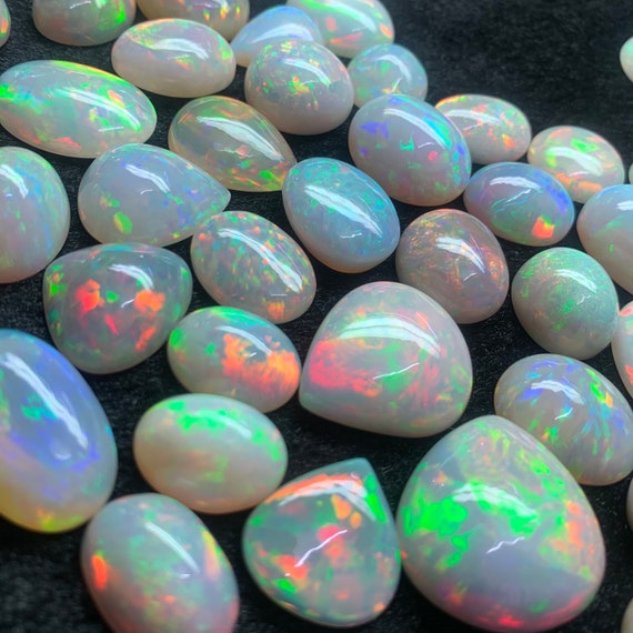 AAA Top Quality Ethiopian Opal Stone Natural Smokey Cabochon | Etsy