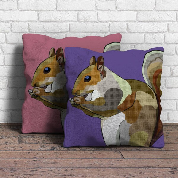 Squirrel Cushion Etsy