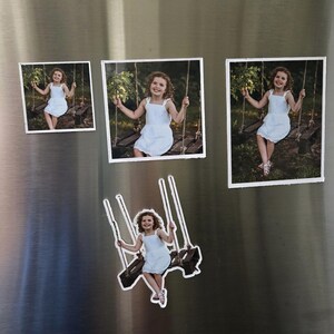 Custom Photo Magnet, Picture Magnet, Photo Magnets, Square Magnets