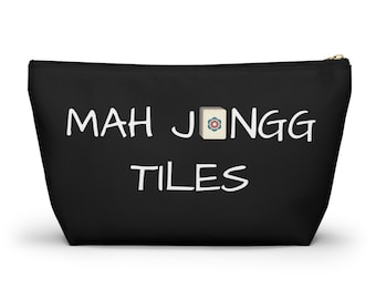 Mah Jongg Tile Bag Accessory Zipper Pouch