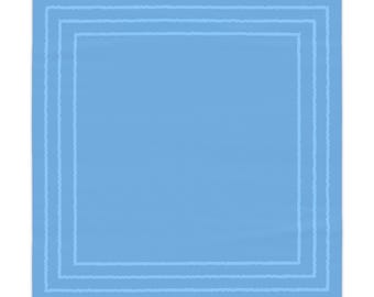 Light Blue Frame Tablecloth
