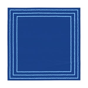 Mantel con marco azul