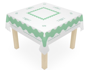 Mah Jongg Reminders Table Cloth