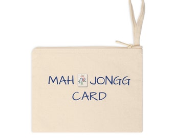 Mah Jongg Card Zipper Pouch