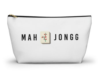 Mah Jongg Tile Bag Accessory Zipper Pouch
