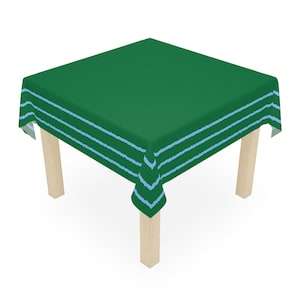 Green and Blue Frame Tablecloth