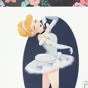 Disney Princess Ballerina Cinderella Art Print