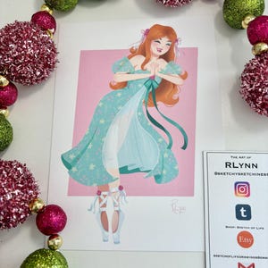 Princess Ballerina Giselle From Enchanted Small Art Print