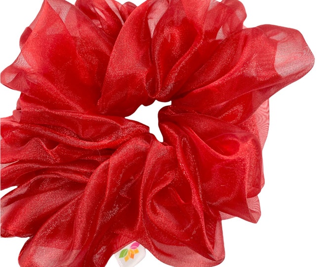 XX Large Oversized Scrunchie: Soft Cotton Jumbo Ponytail Holder