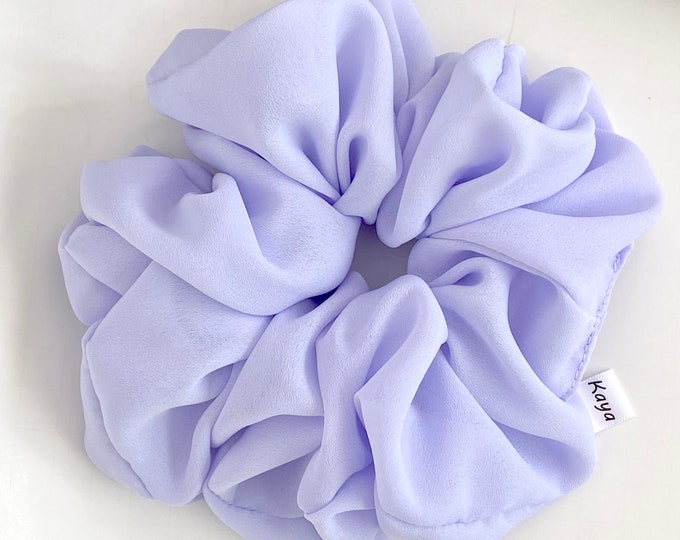 XXLarge Oversize Scrunchies Chiffon Lavender 2
